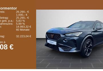 Cupra Formentor 98.327 km 26.290 &euro; Mayen 56727